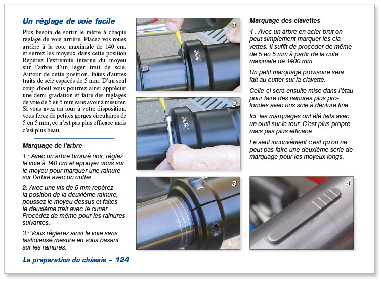 détail de la page 124 de l'ouvrage Chassis de Kart T4
