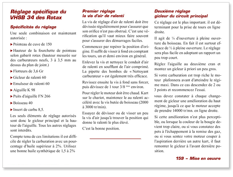 détail de la page 04 du Guide technique : Moteurs de Kart - Tome 2
