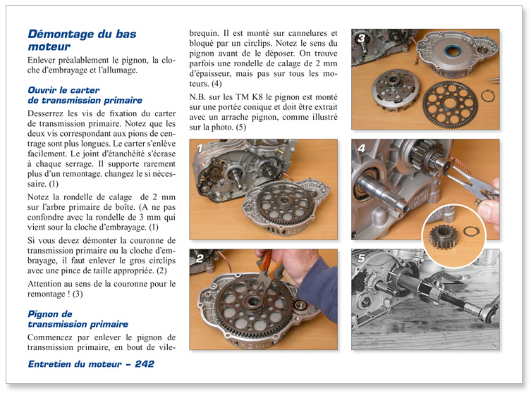 détail de la page 04 du Guide technique : Moteurs de Kart - Tome 2